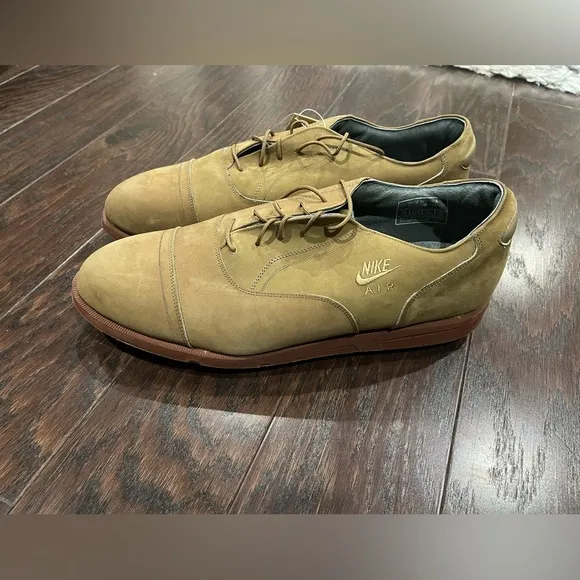 Vintage Nike Air Classic Pro II Golf Shoes Suede Spiked Cleats Men Size 15 NEW