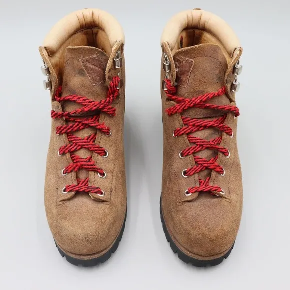 Vintage Vasque Mens Size 6.5D US Split Cowhide Hiking Mountaineering Boots