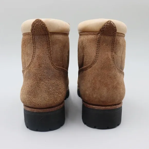 Vintage Vasque Mens Size 6.5D US Split Cowhide Hiking Mountaineering Boots