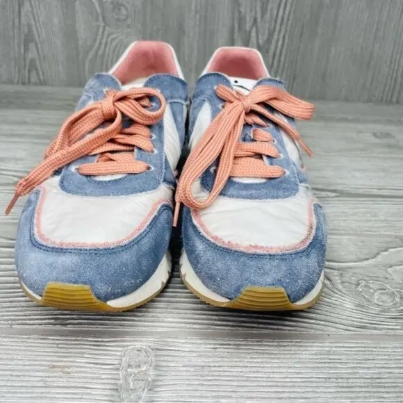 Voile Blanche Julia power faded suede and technical fabric sneaker shoes 37 / 6