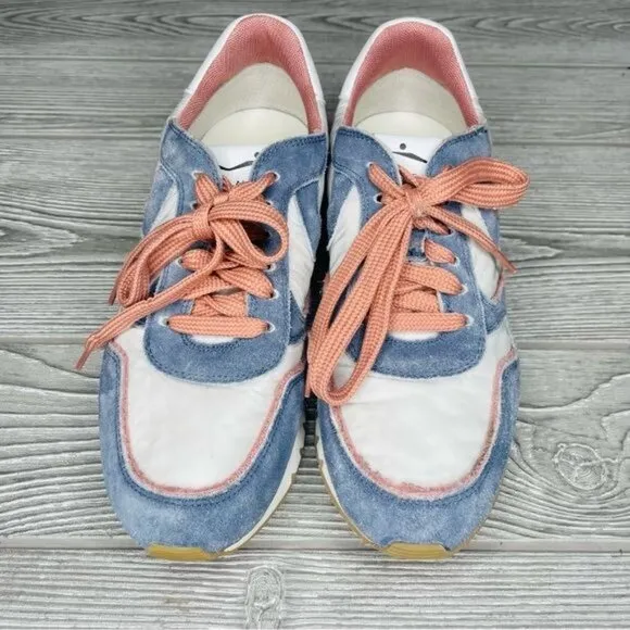 Voile Blanche Julia power faded suede and technical fabric sneaker shoes 37 / 6