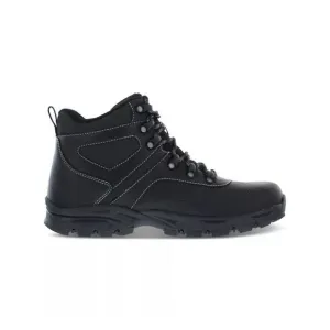 WEATHERPROOF VINTAGE Mens Black 1&quot; Platform Jasper Block Heel Hiking Boots 13 M