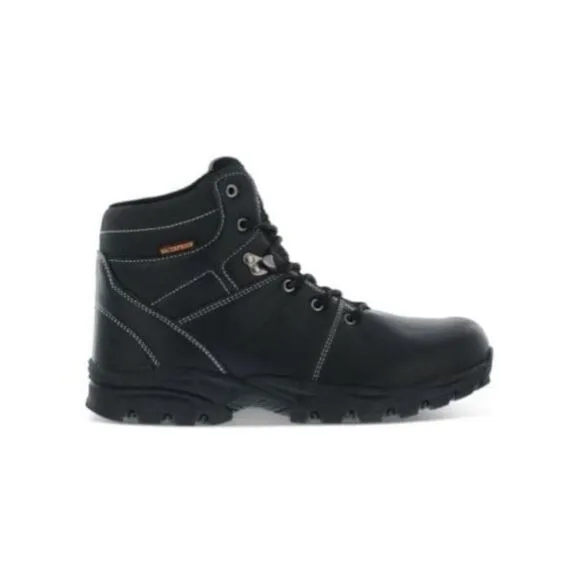 WEATHERPROOF VINTAGE Mens Black Mixed Media Jeremiah Round Toe Hiking Boots 13 M