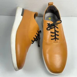 Wolf and Shepherd Crossover Derby Tan Leather Shoes Mens Size 12.5