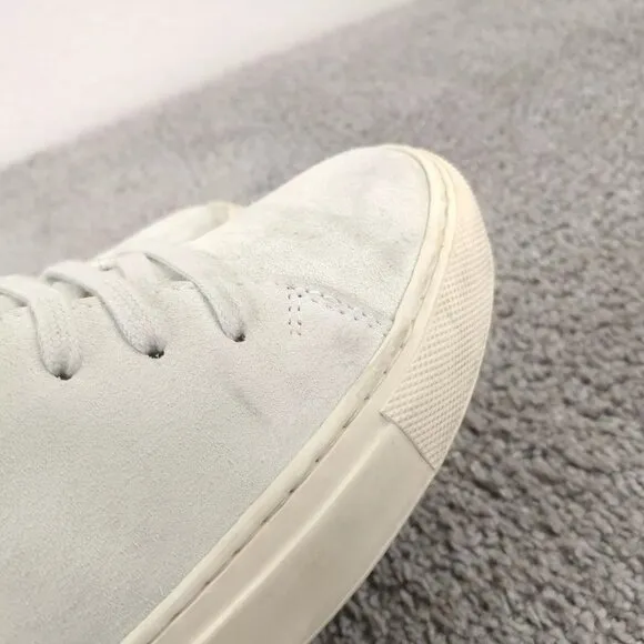 Woman by Common Projects Achilles Mid Womens 37 EU Shoes Cream White Suede 4016