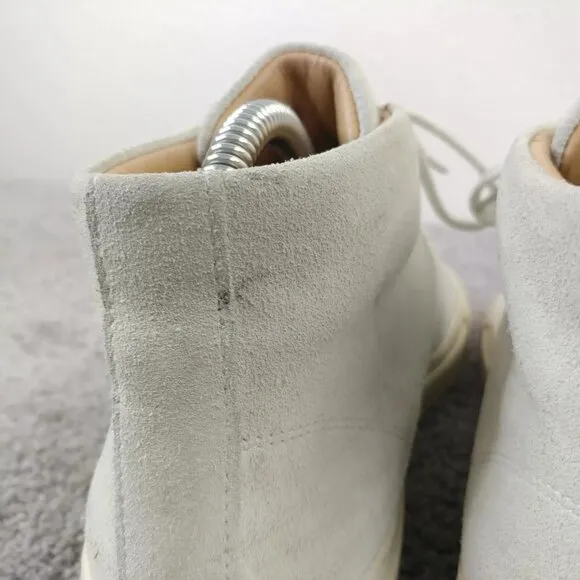Woman by Common Projects Achilles Mid Womens 37 EU Shoes Cream White Suede 4016