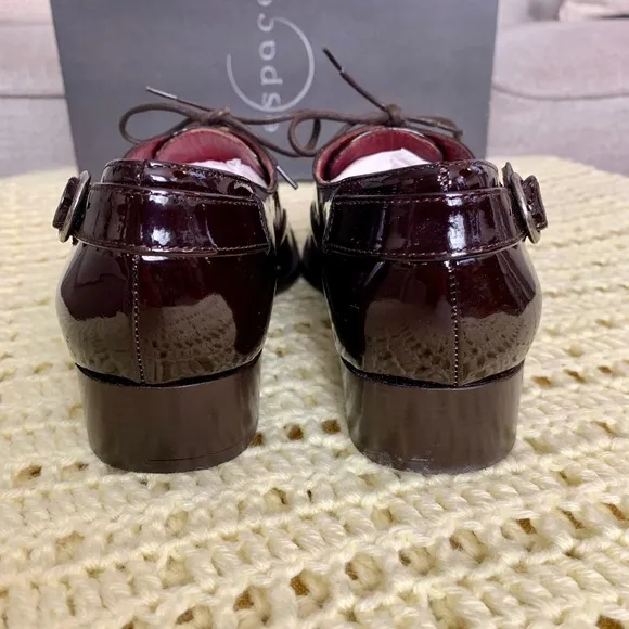 Woman’s Sidony Vernis Khol Ebony Chocolate Patent Leather Dress Shoes