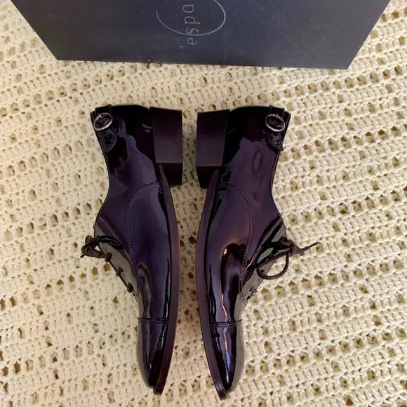 Woman’s Sidony Vernis Khol Ebony Chocolate Patent Leather Dress Shoes