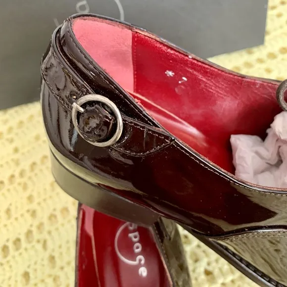 Woman’s Sidony Vernis Khol Ebony Chocolate Patent Leather Dress Shoes