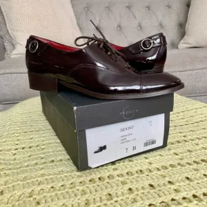 Woman’s Sidony Vernis Khol Ebony Chocolate Patent Leather Dress Shoes
