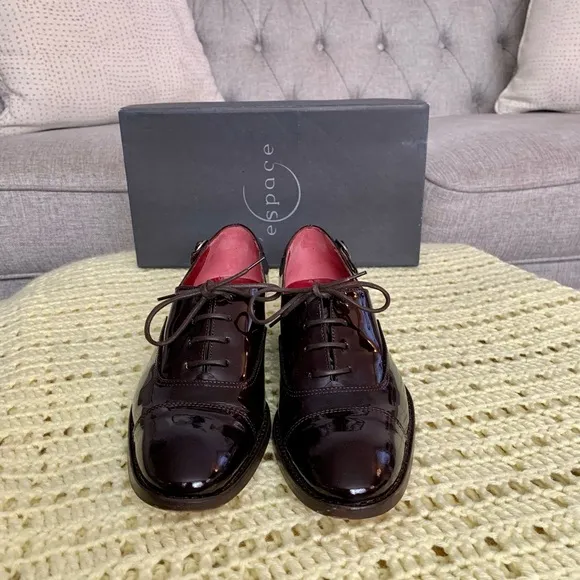Woman’s Sidony Vernis Khol Ebony Chocolate Patent Leather Dress Shoes