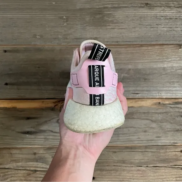 Women adidas NMD R2 Wonder Pink Running Shoes Sneakers