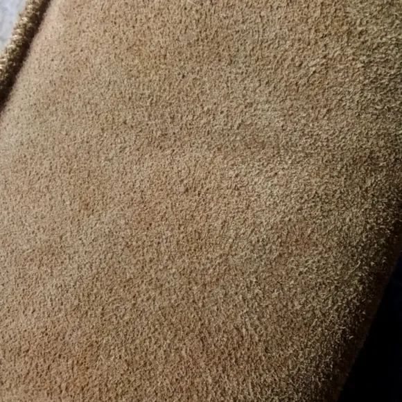 Women's BearPaw Brown Suede Eva Tall Sheepskin Wool Blend Winter Boots Size 10