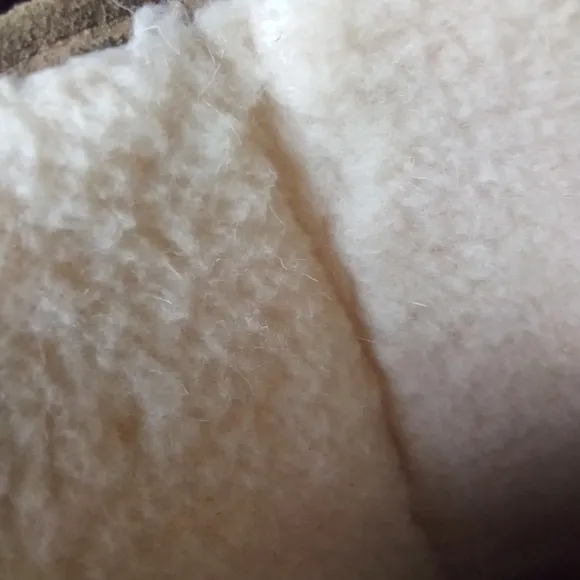 Women's BearPaw Brown Suede Eva Tall Sheepskin Wool Blend Winter Boots Size 10