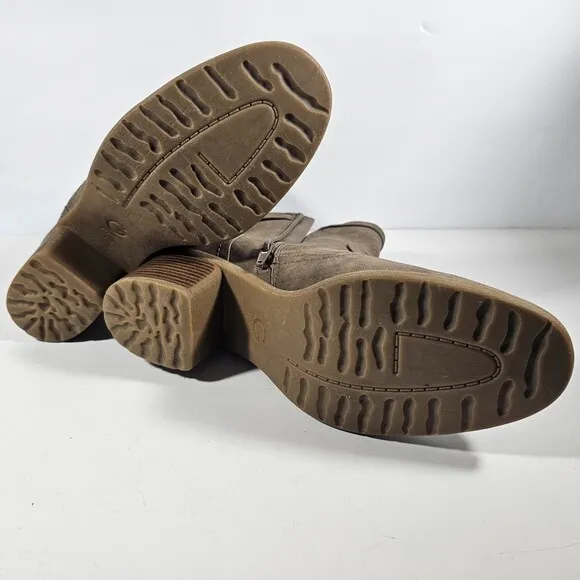 Women's G by GUESS Lezlee Camel Suede Shoes Shoes, Size 11