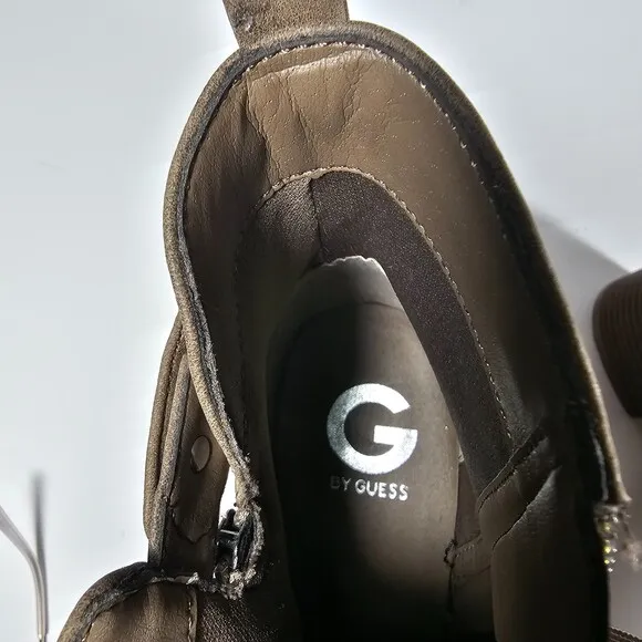 Women's G by GUESS Lezlee Camel Suede Shoes Shoes, Size 11