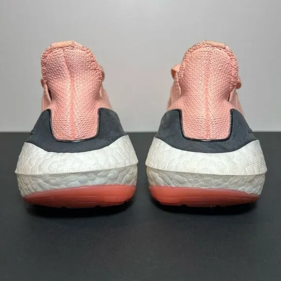 Womens ADIDAS UltraBoost 22 Heat.RDY Flash Orange Athletic Shoes / Size 8.5