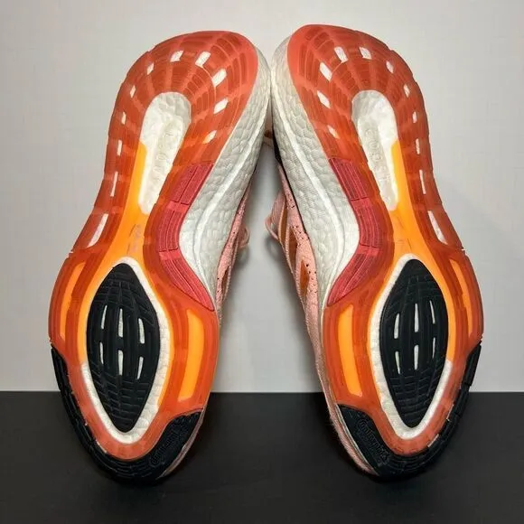 Womens ADIDAS UltraBoost 22 Heat.RDY Flash Orange Athletic Shoes / Size 8.5