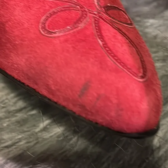 XAVIER DANAUD PARIS Berry Suede - NEW Vintage A11