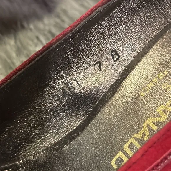 XAVIER DANAUD PARIS Berry Suede - NEW Vintage A11