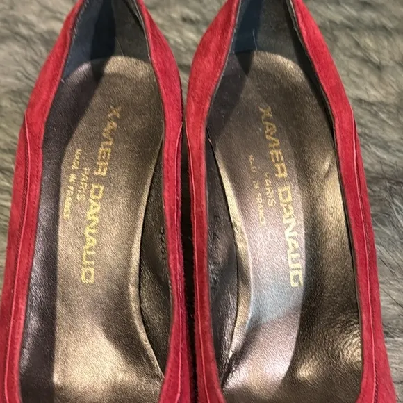 XAVIER DANAUD PARIS Berry Suede - NEW Vintage A11