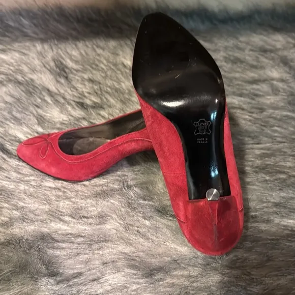 XAVIER DANAUD PARIS Berry Suede - NEW Vintage A11