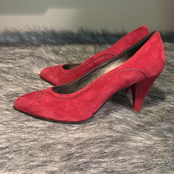 XAVIER DANAUD PARIS Berry Suede - NEW Vintage A11