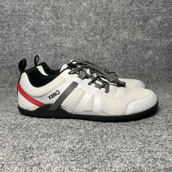 Xero Shoes Prio Perform XY07-12/SS23 Men's US 8 Sneaker Cream Gray Running