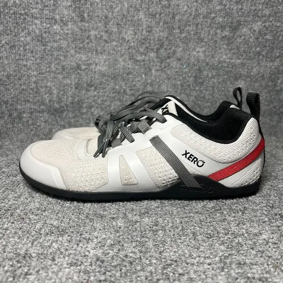 Xero Shoes Prio Perform XY07-12/SS23 Men's US 8 Sneaker Cream Gray Running