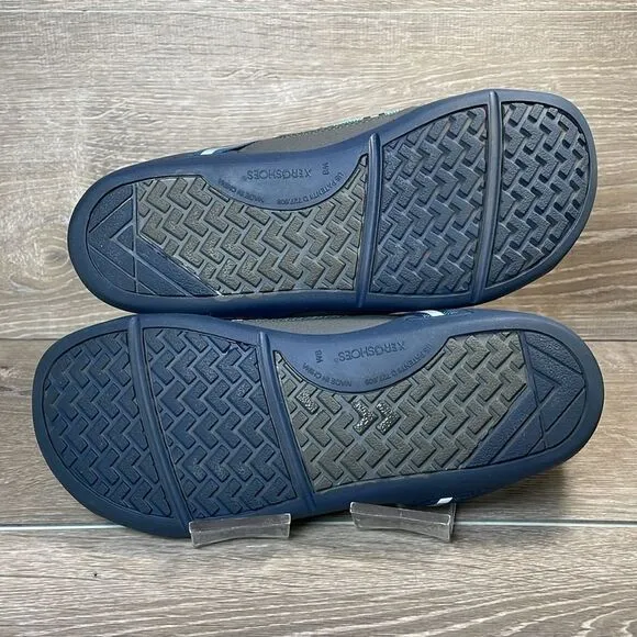 Xero Prio Blue Gray Black Women’s Sz 8 Zero Drop Vegan Barefoot Minimalist Shoes
