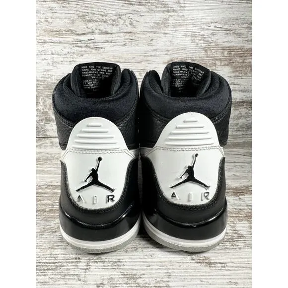 Youth Nike Air Jordan Legacy 312 (GS) Black/White/Cement Sneakers Sz 5Y Athletic