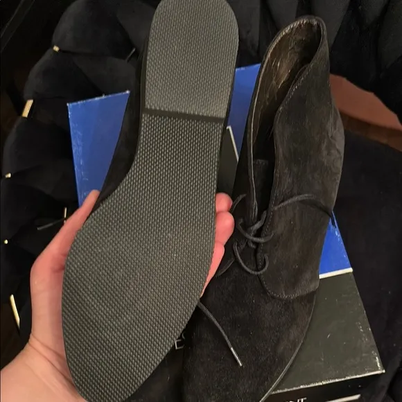 Yves Saint Laurent Black Suede womens 7 Shoes