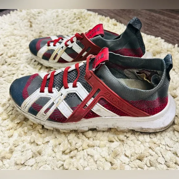 ZZegna Men LHPTU A4415X GSS Athletic Shoes Size 8 EU / 9 US